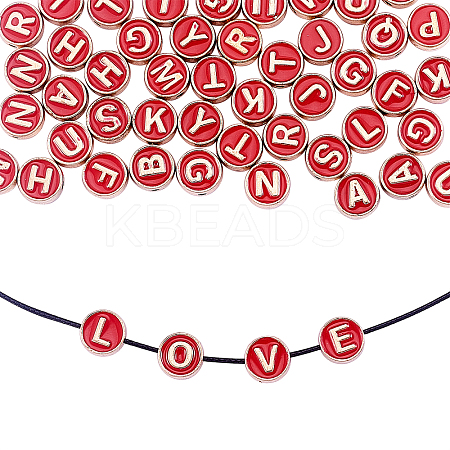Alloy Enamel Beads ENAM-CJ0001-96D-1