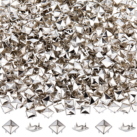 500Pcs Brass Studs Rivets KK-SP0002-55-1