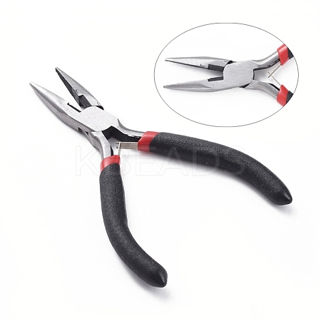 5 inch Carbon Steel Needle Nose Pliers for Jewelry Making Supplies P025Y-1