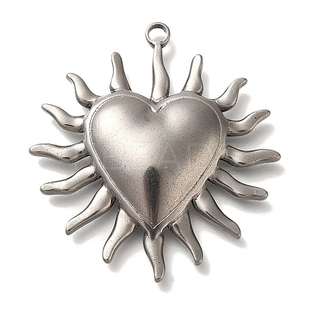 304 Stainless Steel Pendants STAS-H223-15AS-02-1