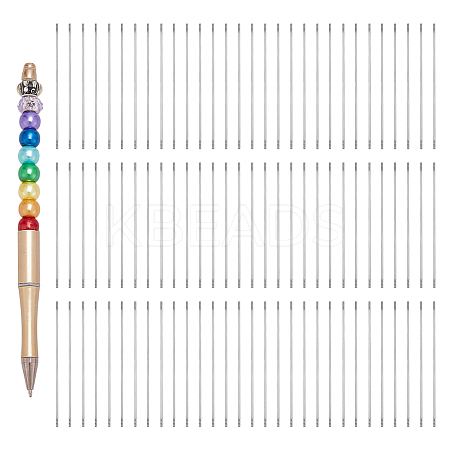 100Pcs 304 Stainless Steel Special Extended Rods for Ballpoint Pens FIND-FG0005-14B-1