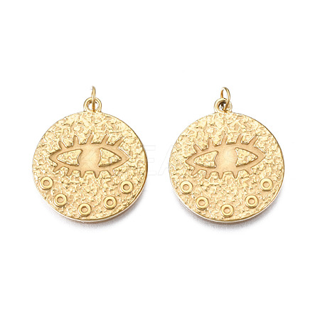 Ion Plating(IP) 304 Stainless Steel Pendants STAS-F256-041G-1