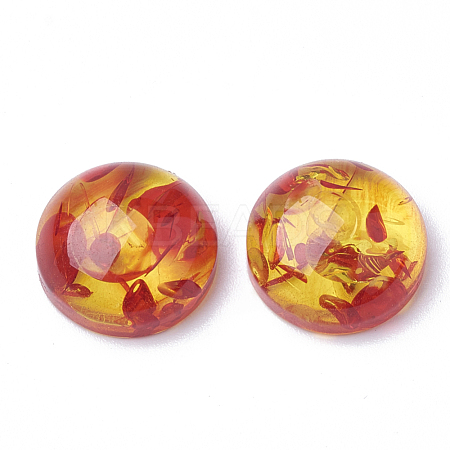 Resin Cabochons CRES-Q202-8mm-01-1