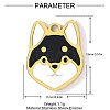304 Stainless Steel Enamel Pendants STAS-OY001-68G-2