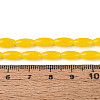 Imitation Jade Glass Beads Strands GLAA-T028-15J-03-4