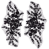 3D Flower Polyester Embroidery Sew on Appliques DIY-WH20010-35B-01-1