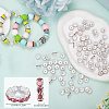 120Pcs Brass Rhinestone Spacer Beads FIND-SZ0003-70C-2