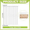 300Pcs 304 Stainless Steel Ball Head Pins STAS-ME0002-67-2