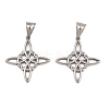304 Stainless Steel Pendants STAS-B167-20A-P-1