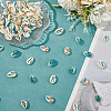 80Pcs Printed Natural Cowrie Shell Beads BSHE-LT0001-02-3