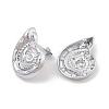 304 Stainless Steel Stud Earrings for Women EJEW-C120-19P-2