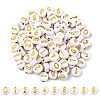 Plating Acrylic Beads PACR-YW0001-10-1
