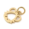 304 Stainless Steel Pendants STAS-L279-001G-09-2