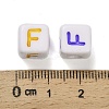 Opaque Acrylic Beads OACR-I022-01F-3
