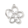 Brass Micro Pave Cubic Zirconia Pendants LS-KK-D283-05P-1