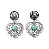 Valentine's Day Heart Jewelry for Women LS-EJEW-K262-01A-AS-1