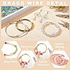 2Pcs 2 Colors Brass Wire FIND-BC0003-77-4