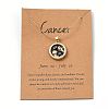 Alloy Rhinestone Pendant Necklaces NJEW-H306-A07-G-3