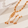 Alloy Geometric Vintage Fringe Necklace & Earrings Set for Women Banquet Engagement UF6584-2