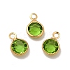 Ion Plating(IP) 304 Stainless Steel with Glass Charms STAS-G305-11G-07-3