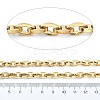 Ion Plating(IP) 201 Stainless Steel Oval Link Chains CHS-E030-01G-01-2