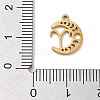 Real 18K Gold Plated 304 Stainless Steel Pendants STAS-R003-02G-06-3