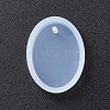Oval Shape DIY Silicone Pendant Molds LS-X-AJEW-P038-01-2