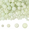 100Pcs 4 Styles Luminous Round Glass Beads GGLA-SC0001-20C-6