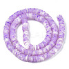 Handmade Polymer Clay Beads Strands CLAY-R089-6mm-162-2