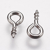Tarnish Resistant 304 Stainless Steel Screw Eye Pin Peg Bails LS-STAS-I097-077D-1