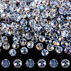 200Pcs Transparent Electropalte Glass Beads GLAA-SP0001-33-1