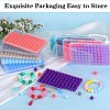 80Pcs Round Silicone Focal Beads SIL-SZ0001-24-19-6