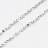 Rhodium Plated 925 Sterling Silver Necklaces STER-E008-2A-1