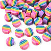 Handmade Polymer Clay Beads CLAY-Q252-02-1