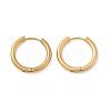 202 Stainless Steel Huggie Hoop Earrings LS-EJEW-F111A-18mm-G-4