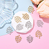 5Pcs 304 Stainless Steel Pendants STAS-YW0003-15P-5