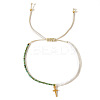 Bohemian Style Glass Seed Beads Braided Bead Bracelets LS-EC2544-5