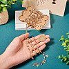 Handmade Rhinestone Flat Round Link Chains CHC-TA0001-35-6