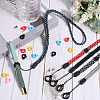 5Pcs 5 Colors Polyester Neck Strap DIY-GF0008-26-4