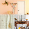 160Pcs 4 Colors Spray Painted Wood European Beads WOOD-GL0001-20-7