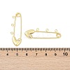 Brass Pave Cubic Zirconia Multi-Strand Links KK-U062-52G-3