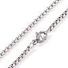 Stainless Steel Box Chain Necklaces LS-NJEW-P304-01D-3
