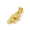 Rack Plating Brass Charms KK-C053-04G-F-2