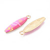Alloy Enamel Pendants ENAM-T022-40KCG-07-2