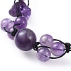 Adjustable Nylon Cord Braided Bead Bracelets BJEW-JB04602-01-2