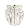 Shell Shape 304 Stainless Steel Open Cuff Finger Rings for Women RJEW-P114-02P-2