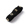 Polyester Grommet Eyelet Twill Tape Trim OCOR-WH0080-85-2
