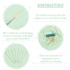 200Pcs 304 Stainless Steel Flat Head Pins STAS-UN0058-92D-G-4