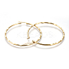 201 Stainless Steel Big Hoop Earrings EJEW-A054-08A-G-2