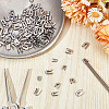 150Pcs 3 Styles 201 Stainless Steel Cover Cap STAS-GF0001-19-4